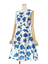 RE SYU RYU / Printed flared dress