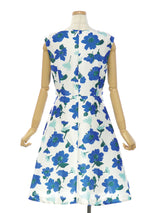 RE SYU RYU / Printed flared dress