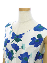 RE SYU RYU / Printed flared dress
