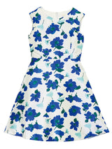 RE SYU RYU / Printed flared dress