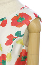 RE SYU RYU / Printed flared dress