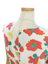 RE SYU RYU / Printed flared dress