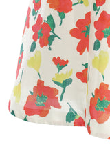 RE SYU RYU / Printed flared dress