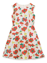 RE SYU RYU / Printed flared dress