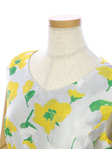 RE SYU RYU /プリントフレアーワンピース