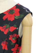 RE SYU RYU / Printed flared dress