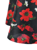 RE SYU RYU / Printed flared dress