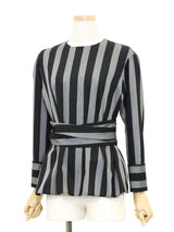 RE SYU RYU / Waist ribbon blouse