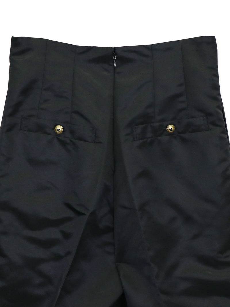 RE SYU RYU /サイドレースハイウエストパンツ