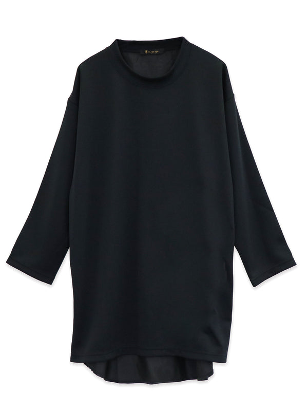 RE SYU RYU /【メンズ】サテンコンビ７分袖Ｔシャツ
