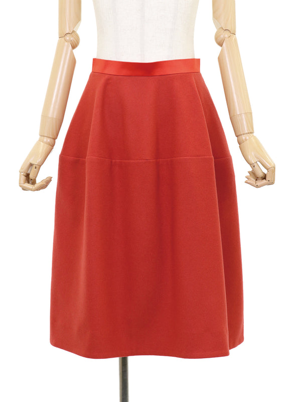 RE SYU RYU / Melton Midi Skirt