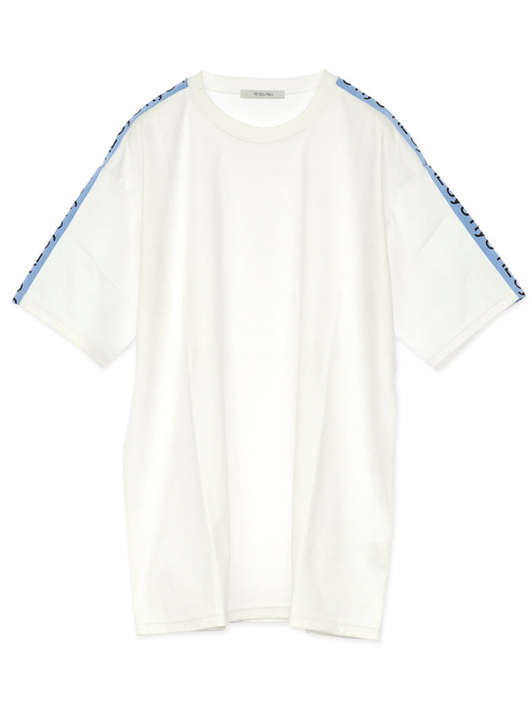 RE SYU RYU /【レディース】ロゴプリントテープＴシャツ
