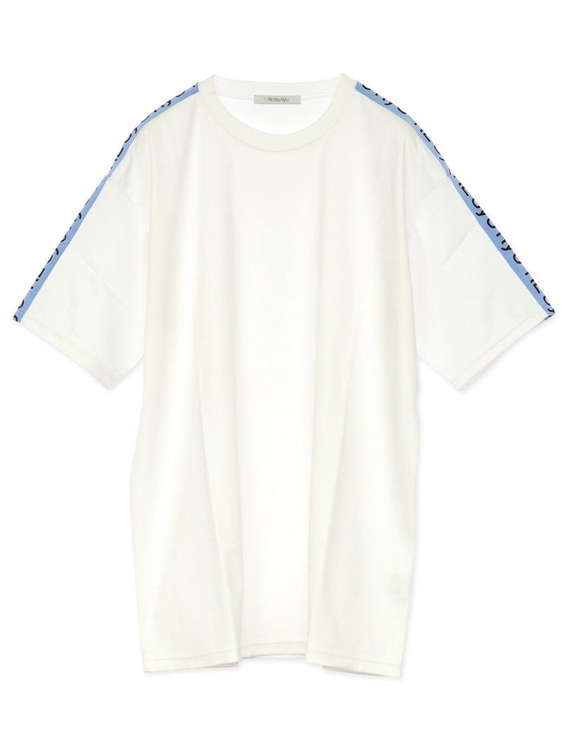 RE SYU RYU /【レディース】ロゴプリントテープＴシャツ