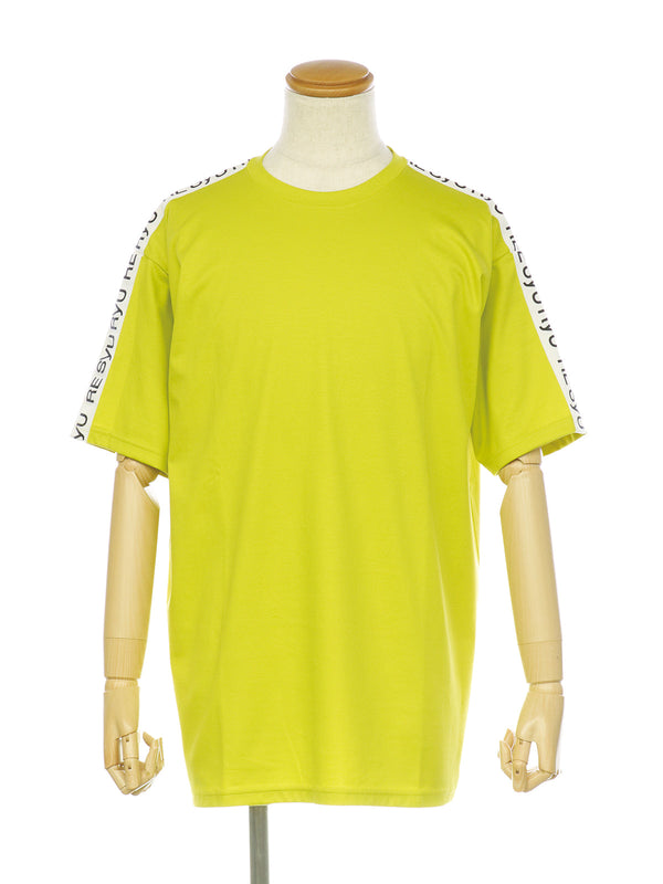 RE SYU RYU /【メンズ】ロゴプリントテープＴシャツ