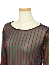 RE SYU RYU / Color-coordinated Mellow Blouse