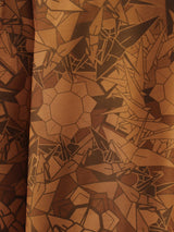 RE SYU RYU / Flared gathered satin pants