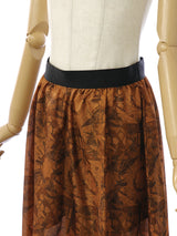 RE SYU RYU / Flared gathered satin pants