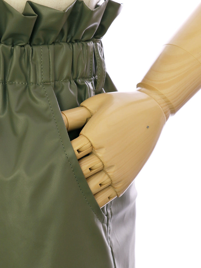 RE SYU RYU /エコレザーショートパンツ